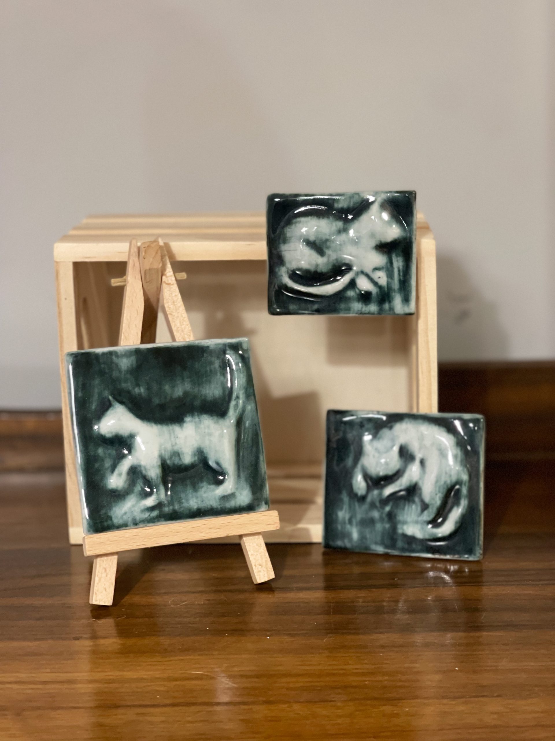 Handmade Magnets - set of 3