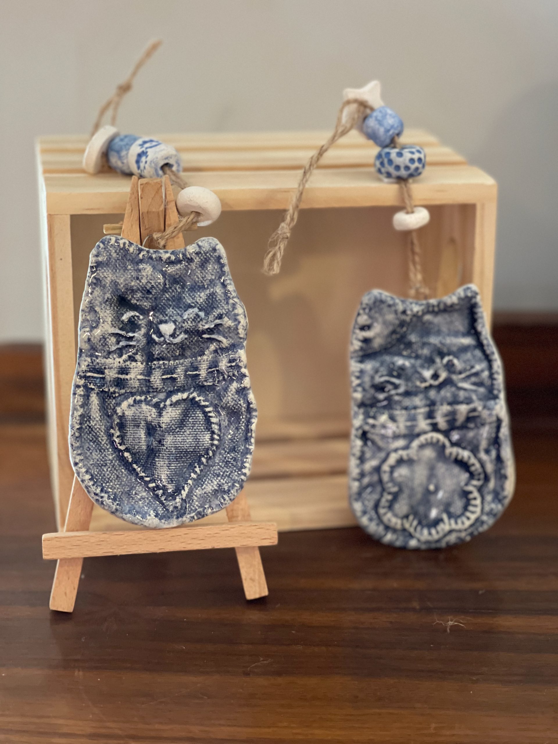 Handmade Ornament - set of 2