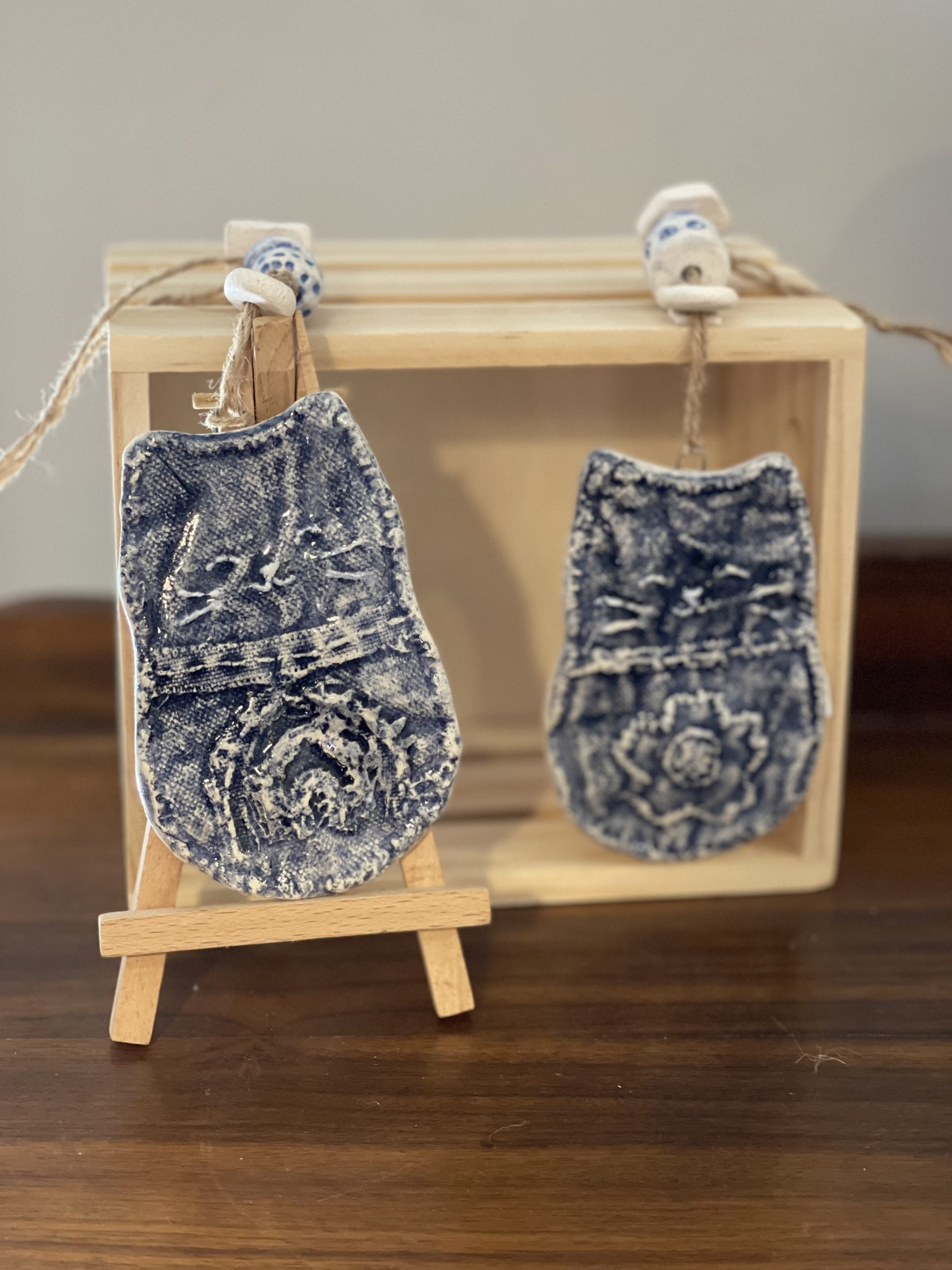 Handmade Ornament - set of 2