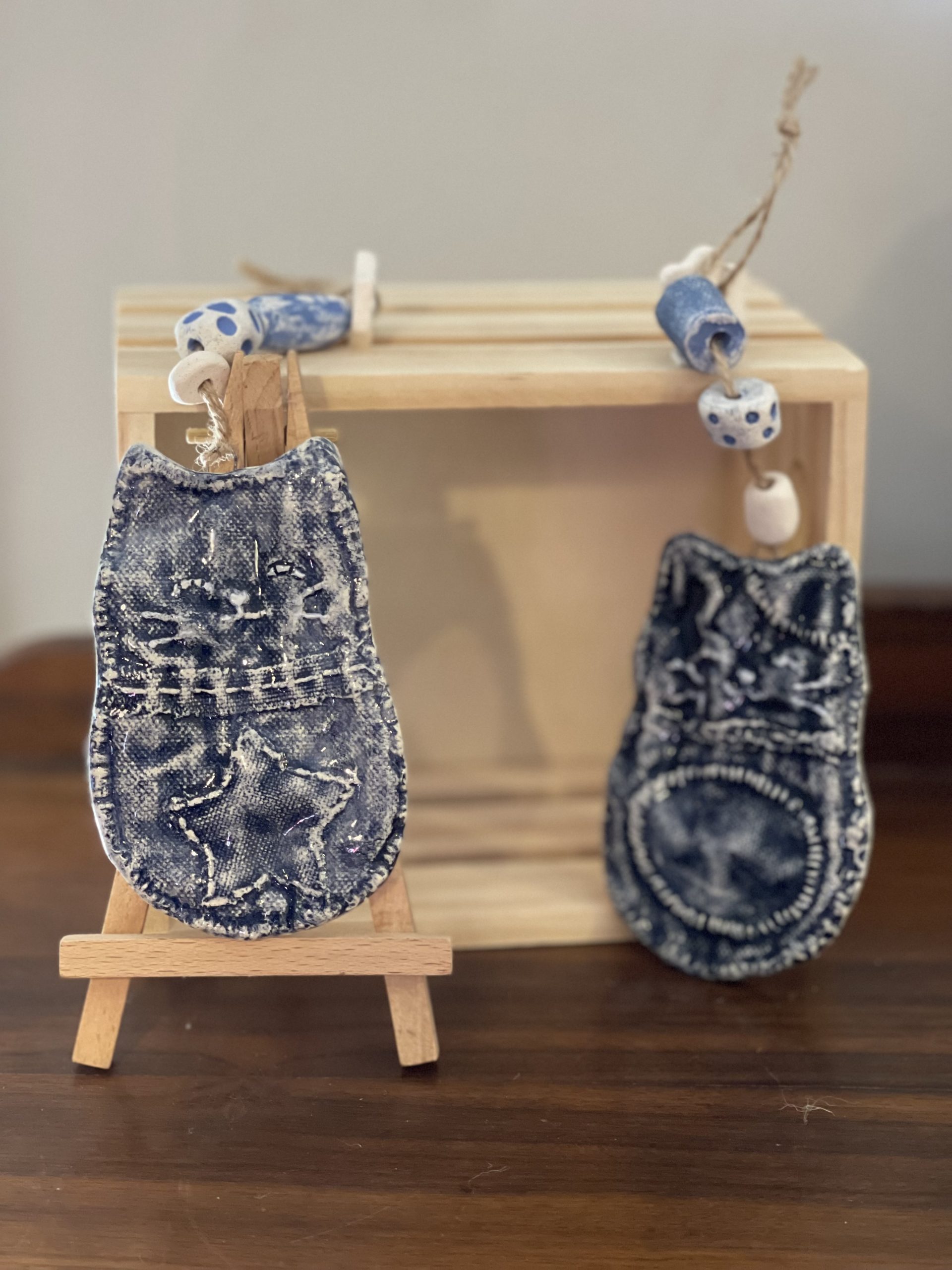 Handmade Ornament - set of 2