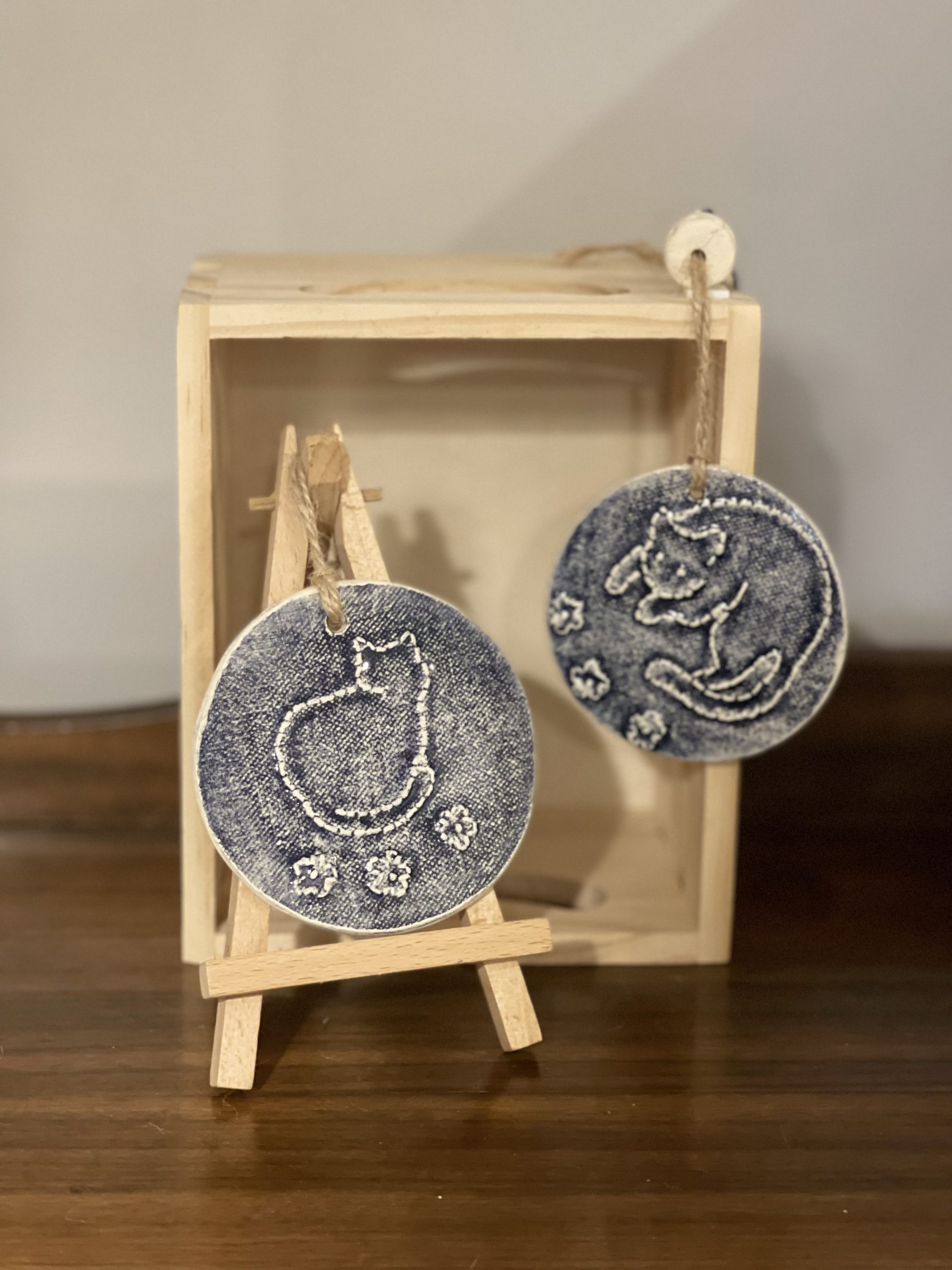 Handmade Ornament - set of 2