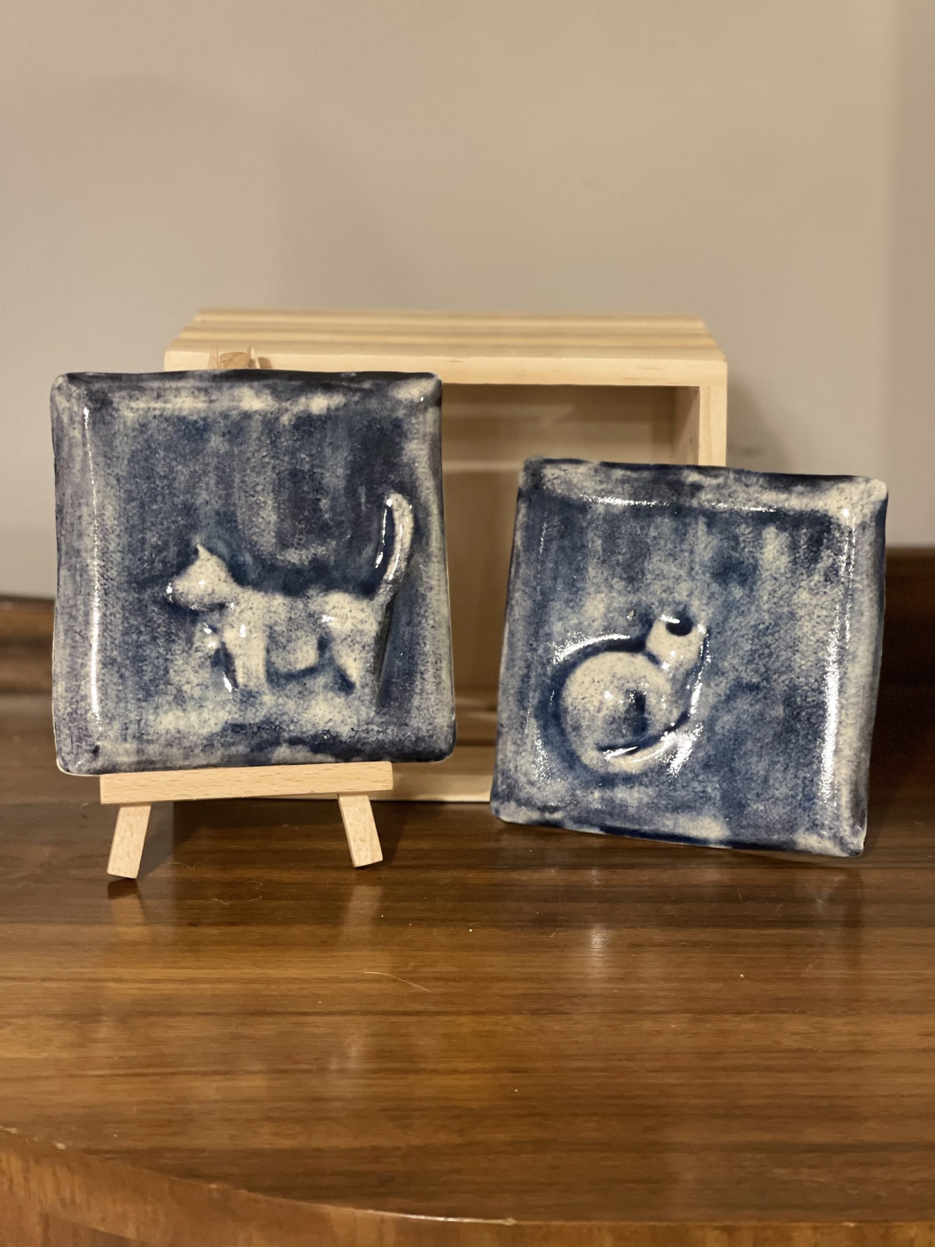 Handmade Tiles - set of 2